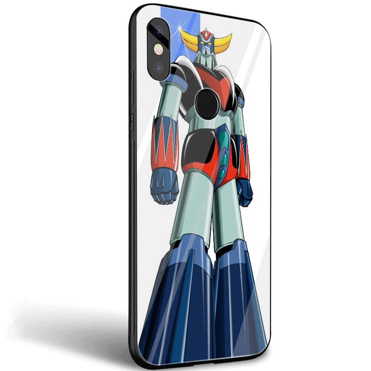 Мобильный чехол для телефона Стекло для Xiaomi mi 8 9 Lite A1 A2 Red mi Примечание 5 6 7 Pro 6A 4X 5X 6X Pocophone F1 Крышка корпуса Mazinger Z