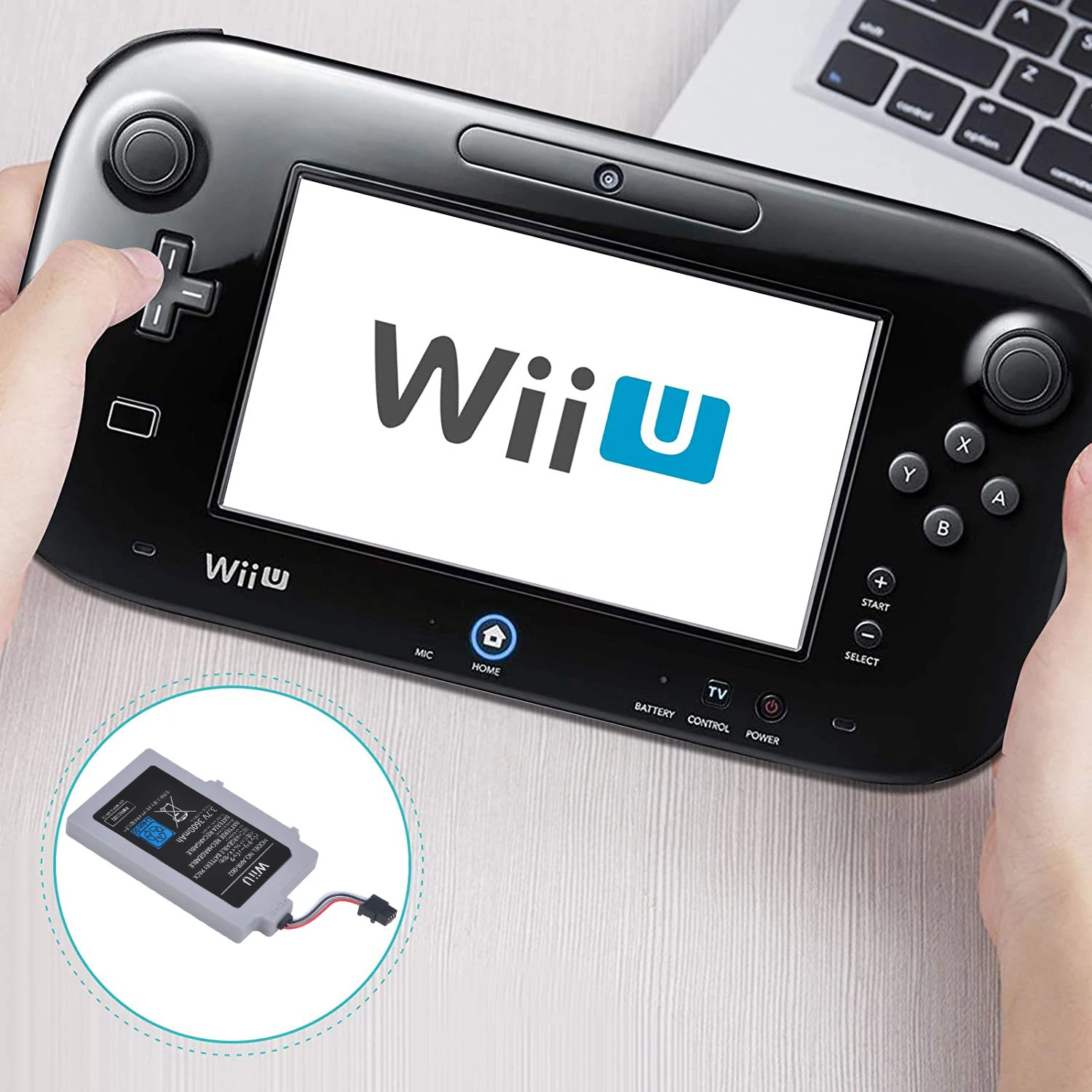 capacidade ARR-002 bateria para nintendo wii u gamepad