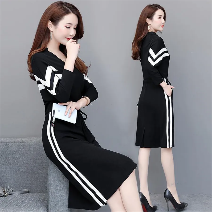 Women Dress 2022spring Long Sleevedress Sport Style Fashion Dress For