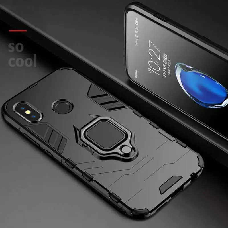 Для Xiaomi Redmi Note 6 7 Pro Redmi 7 Гибридный магнитный держатель подставки для кольца чехол задняя крышка чехол-бампер для телефона