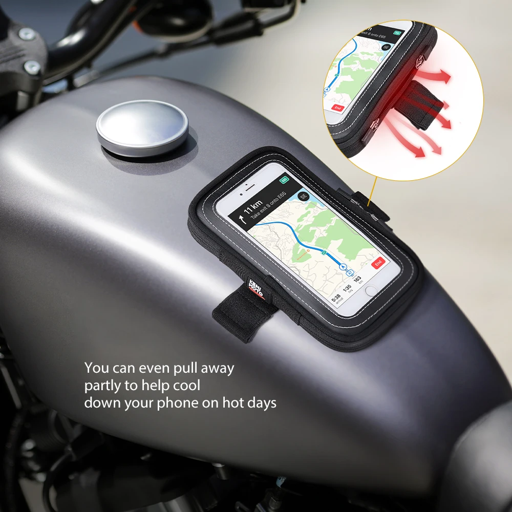 Waterproof Magnetic Tank Bag Touch Screen Phone GPS Bag For BMW R1200GS Motorcycle Sportster Touring MT09 motorcycle tank bag