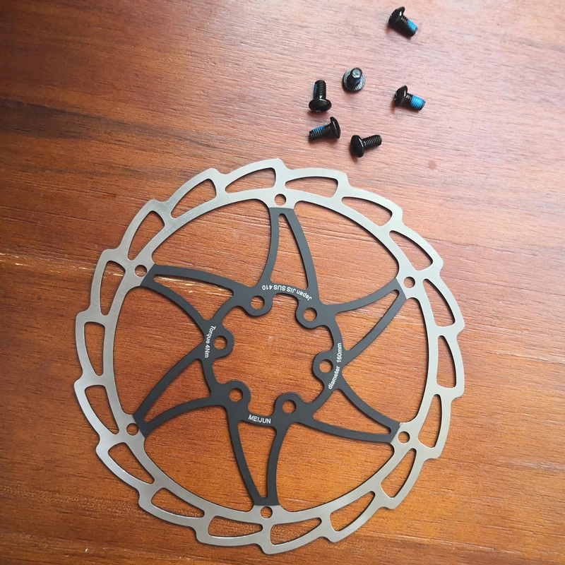 Ротор дискового тормоза из нержавеющей стали MTB дорожный тормозной диск 160 мм 44 6