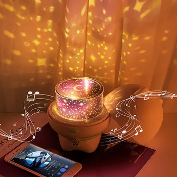 

Coquimbo LED Projection Lamp With Bluetooth Music Control Night Light Built In Rechargeable Battery Bedside Projection Light