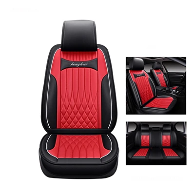 Высокое качество, кожаный чехол для автомобиля Opel astra k g h Antara Vectra b c zafira a b, все модели, автомобильные аксессуары, 5 сидений - Название цвета: red