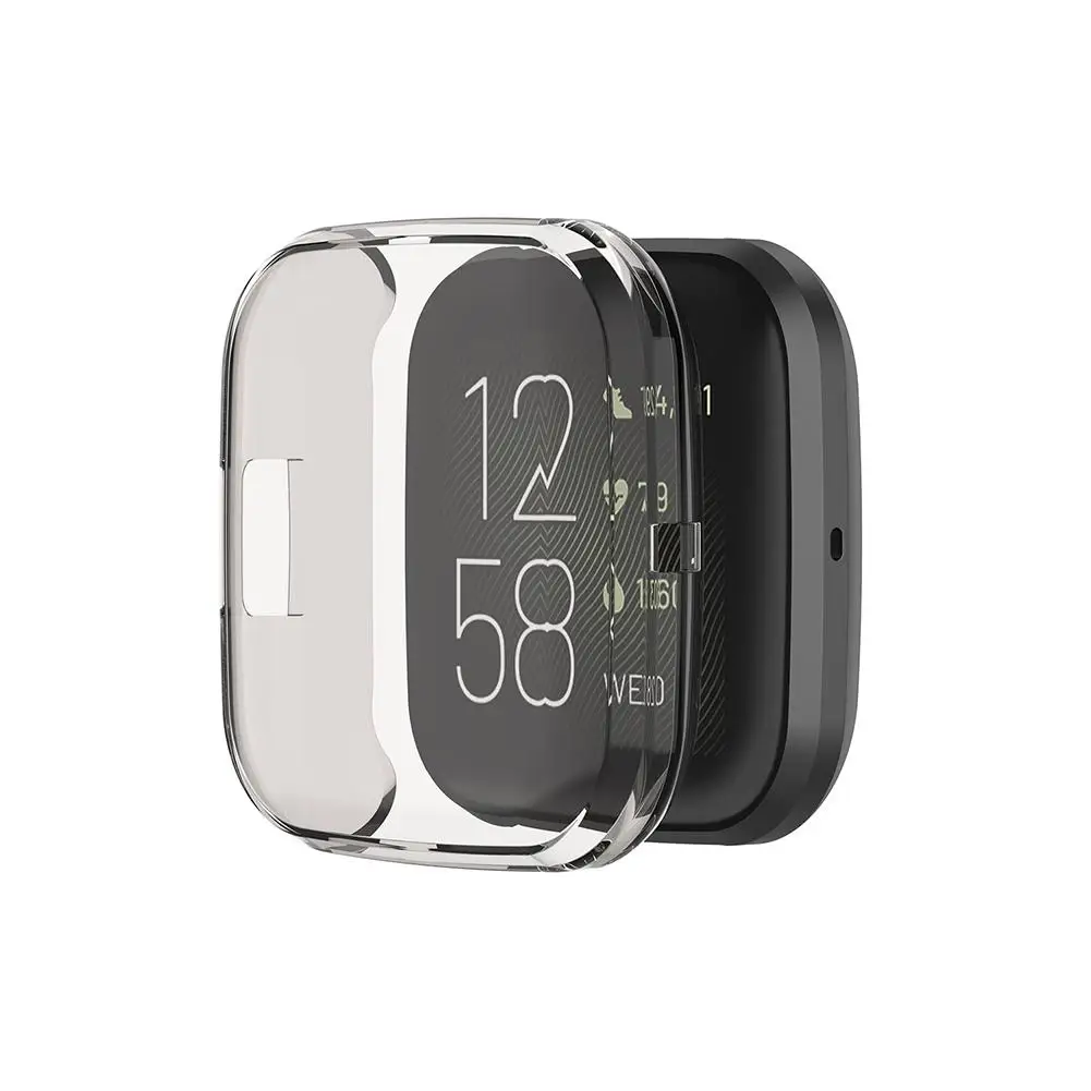 

Full Protective Bumper Cover All Coverage Slim Colorful Frame Anti-Scratch Case Protect Shell for Versa 2/Fitbit watches Cover