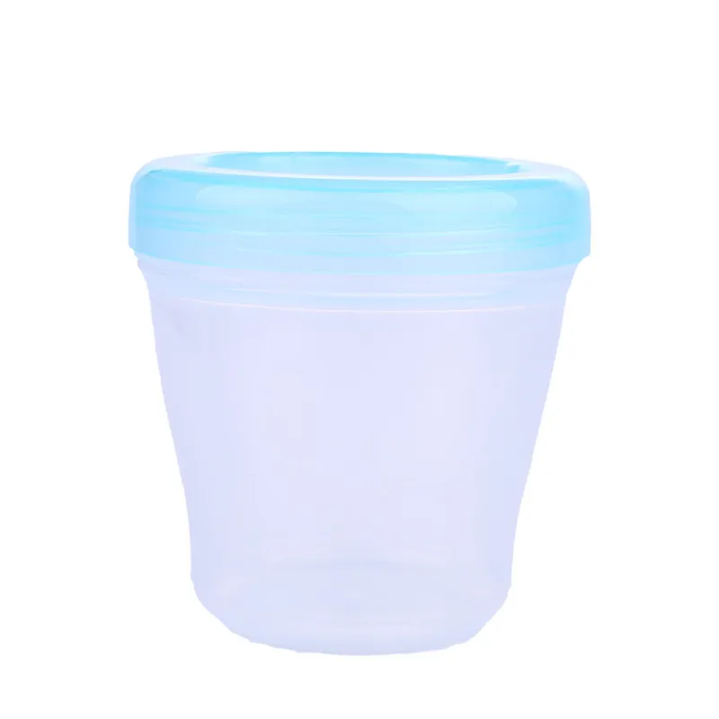 Контейнер для детского питания, Детская коробка для сухого молока, Безопасный детский контейнер для сухого молока, контейнер для закусок, многоразовое хранилище, чашка#4AA6 - Цвет: Синий