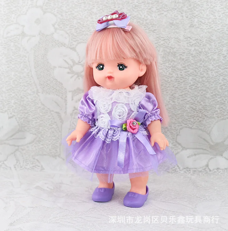 

Mellchan Mi Lu Doll Clothes Accessories restonic sha Surface Skirt + Headdress Play House GIRL'S Gift Customizable-