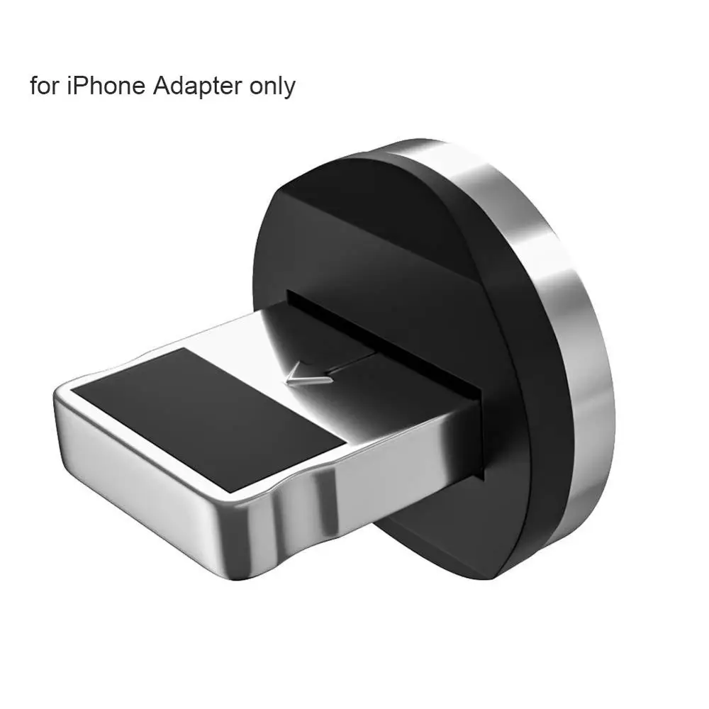 Магнитное зарядное устройство Micro USB C кабель для iPhone samsung Android зарядный Магнит usb type-C кабель провод кабель для мобильного телефона - Цвет: for iphone adapter