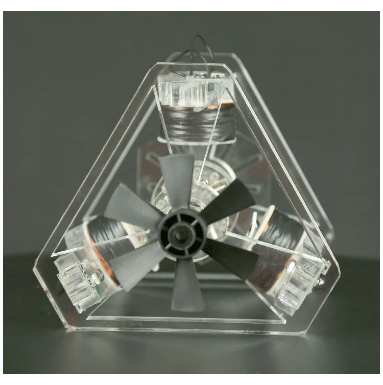 5v brushless motor fan three-circle line hall motor high speed motor miniature brushless motor scientific experiment