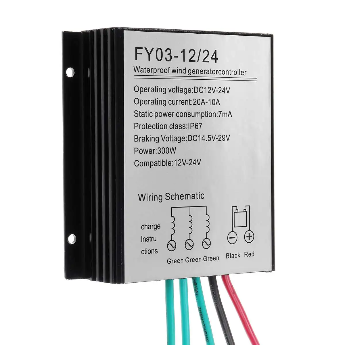 DC 12 V/24 V 400W водонепроницаемый ветровой Tur bine Аккумулятор для генератора регулятор заряда Легкая установка генераторов энергии