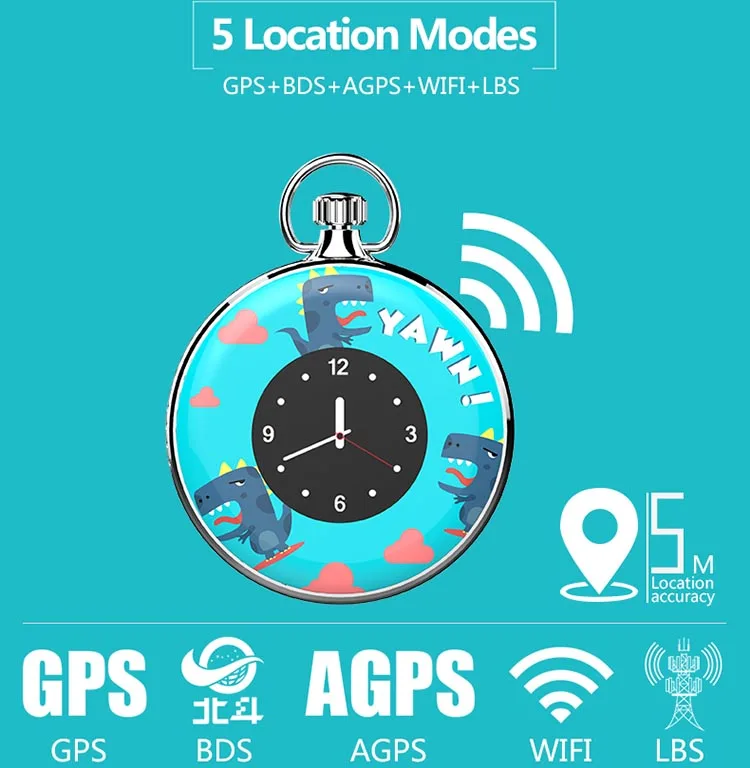 Супер мини и светильник детский gps-трекер водонепроницаемые Подвесные часы L70S SOS Вызов 1,22 дюймов круг ЖК-экран история Route Play бесплатное приложение