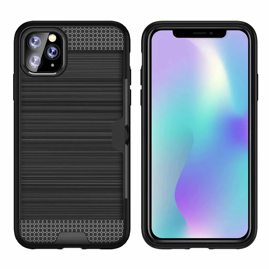 Mosunx Защитный матовый чехол с держателем карты для iphone 11 Pro MAx 6,5 дюймов для iphone 11 Pro 5,8 Pro iphone 11 6,1