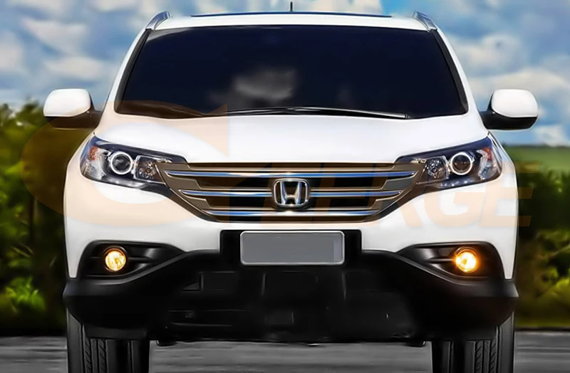 Для honda CR V CRV 2012 2013 2014 проектор фары отличные ультра яркие CCFL ангельские глазки Halo