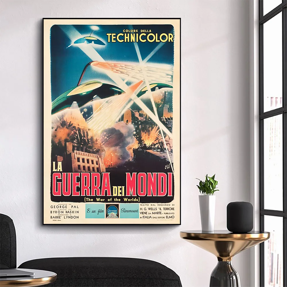 

WM3049 The War of the World (3) чудесный классический фильм HD шелковая ткань плакат искусство Декор внутренняя Окраска Подарок