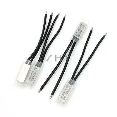 

KSD9700 125 Degree Celsius Temperature Switch Thermostat NC 4 Pcs