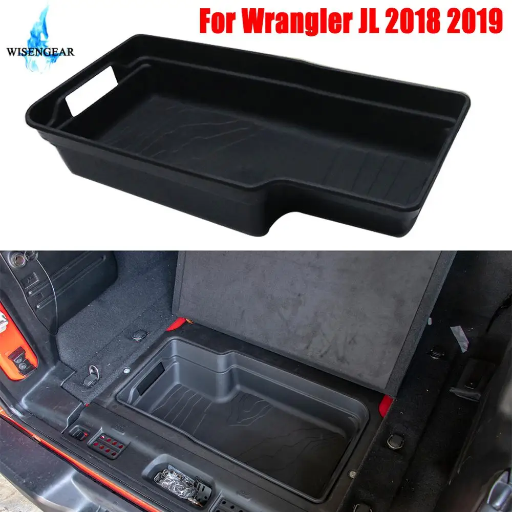 Для Jeep Wrangler JL JLU ящик для хранения багажника, задний ящик для хранения, складные аксессуары для хранения автомобиля