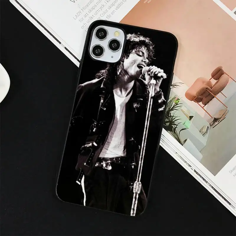 YNDFCNB Michael jackson Phone Case for iPhone 11 12 pro XS MAX 8 7 6 6S Plus X 5S SE 2020 XR cover