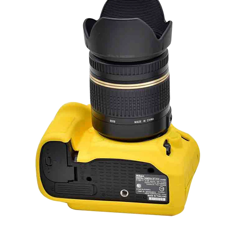 Мягкий силиконовый чехол для камеры, мягкая защитная сумка для Nikon D7100 D7200