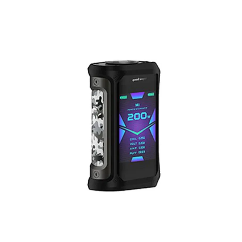 Новое поступление Geekvape Aegis X Mod 200W макс Выход электронные сигареты Mod с 2,0 чипы создано Двойной 18650 испаритель - Цвет: Camouflage