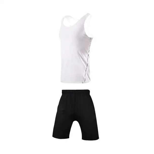 Men sportswear 2-2 Мужская спортивная одежда, Компрессионные спортивные костюмы, быстросохнущие комплекты для бега, одежда, спортивный костюм для бега, тренировок, тренажерного зала, фитнеса, спортивные костюмы, набор для бега - Цвет: Men sportswear 2-2