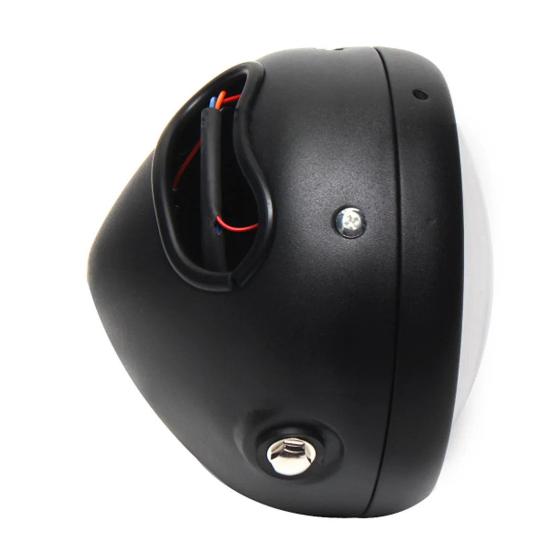 Safety Modified External Metal Professional Led Motorcycle Headlight Easy Install Accessories Bright Replacement Round Angel Eye