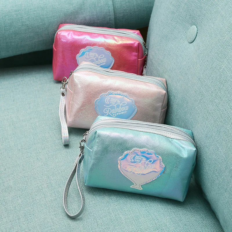 Женская сумка для макияжа, водонепроницаемая Лазерная косметички из ПВХ, сумка для мытья туалетных принадлежностей, органайзер для путешествия Mujer Bolsas