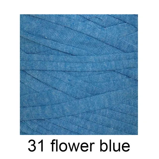 31 flower blue 45 210 г/шт. Необычные нити для ручного вязания плотная нить вязание крючком ткань из пряжи сумка ковер подушка хлопчатобумажная ткань - Цвет: 31 flower blue