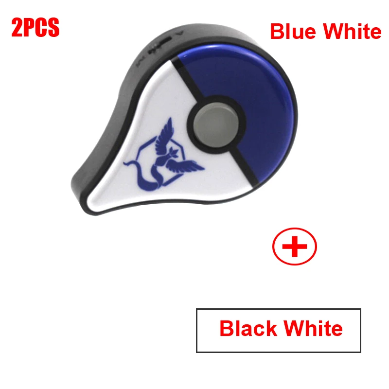 1 Blue 1 Black Перезаряжаемый Bluetooth браслет для Pokemon Go Plus с батареей внутри - Цвет: 1 Blue 1 Black