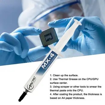 

ARCTIC MX-4 8g processor CPU Cooler Cooling Fan Thermal Plaster VGA paste Grease Compound Heatsink U0F6