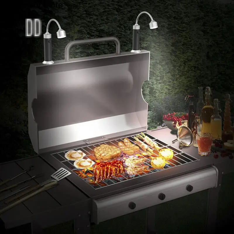 1 шт. яркий светодиодный светильник на батарейках для барбекю гриль освещение с