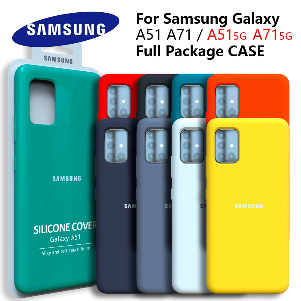 Samsung A51 5g Original Back Case Liquid Silicone Case Silky For