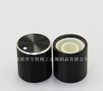 

15pcs aluminum plastic cap knob potentiometer knob Smooth 15*16*6mm potentiometer cap car knob switch cap Encoder