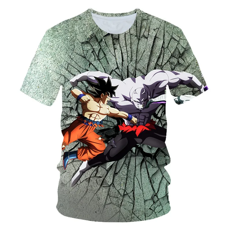 Новое поступление года, крутая футболка с 3d принтом «Goku Dragon Ball Z», летняя модная футболка с короткими рукавами, топы для мужчин, Аниме Драконий жемчуг зет футболки Harajuku Kid - Цвет: picture color