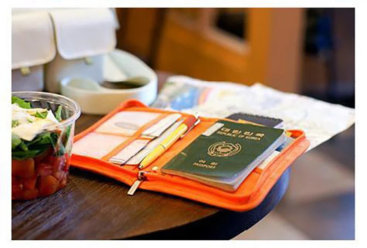 Дорожная многофункциональная Обложка для паспорта, кошелек для билетов, держатель для кредитных карт, кошелек, женские ID документы, наличные пакет для организованного хранения
