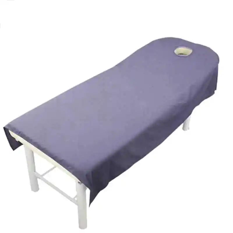 Solid Color Beauty Massage Towelling Bed Table Cover Salon Spa Couches