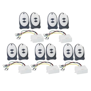 

5 Set Marine Anchor Remote Windlass Wireless Switch Kit for Marine Yachat