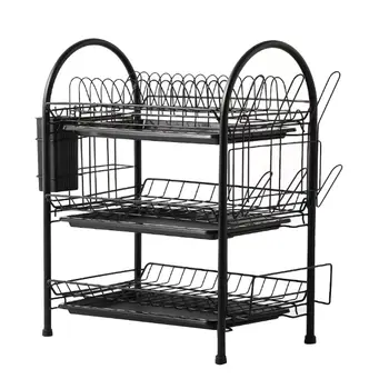 

1Pc Bowl Rack Floor Storage Rack Storage Stand Dish Shelf Multi-layer Rack for Kitchen Counter Home Floor