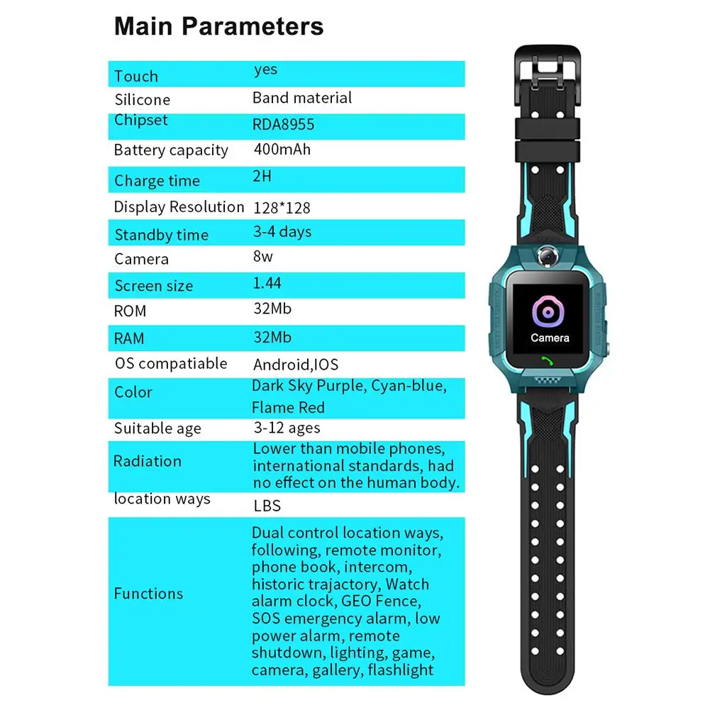 Студенческие Смарт часы IP67 глубокий водонепроницаемый 2G gps трекер SOS Вызов локализация напоминание для детей дети телефон часы