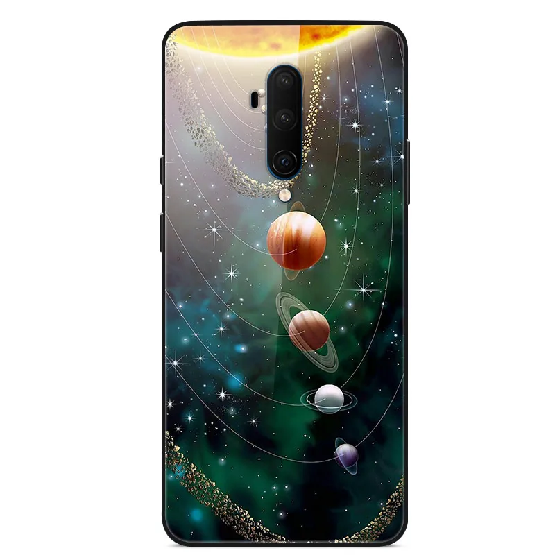 03 Для Oneplus 7 T Pro Чехол из закаленного стекла жесткий чехол для телефона для Oneplus 7TPro TPU бампер чехол s для One plus 7 T 7 T Pro - Цвет: 03