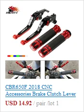 Для HONDA cbr CBR CBR650F- CBR650R Рычаг Сцепления Мотоцикла и рукоятка рукоятки ручки