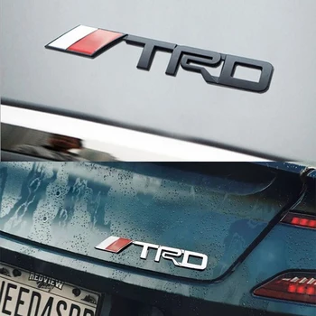 

Car TRD Logo 3D Racing Metal Sticker For Toyota CROWN REIZ COROLLA Camry VIOS Auto Emblem Badge Decal Car Styling Accessories