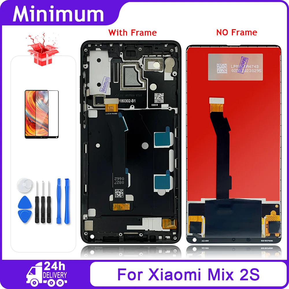 ЖК-дисплей 5 99 дюйма для Xiaomi Mi Mix 2s сенсорный экран с дигитайзером в сборе и рамкой