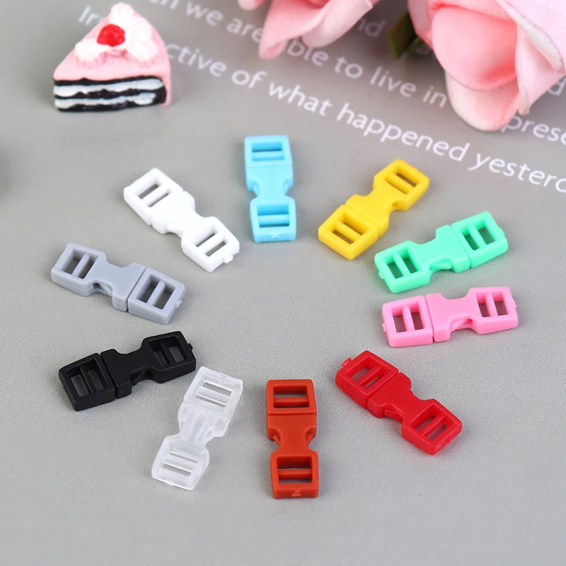 10 Pcs 4mm Mini Doll Clothes Belt Buckles for DIY Doll Backpack Button Bracelet Strap doll accessories doll clothes accessories