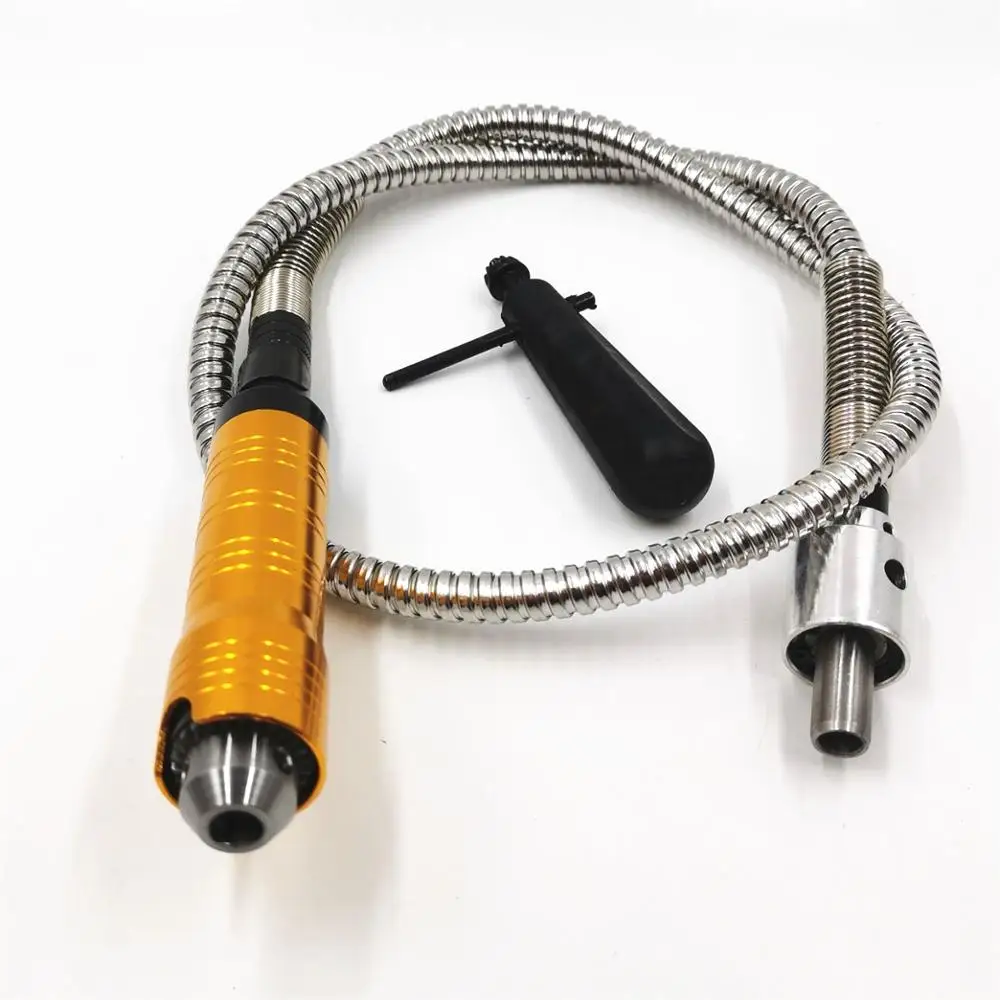 Tamanho de Aperto Flexível do Tubo do Eixo do Metal da Máquina de Polimento da Tabela Bonde do Tubo do Eixo da Máquina de Moedura 0.4-6.5mm para o Moedor Tabela da