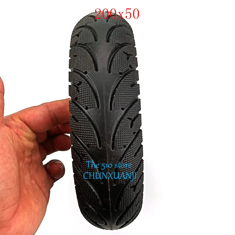 8x" твердые шины с сплавом ступицы колеса 200x50, 8 дюймов пчелиный улей отверстия твердые шины для электический скутер-мотовездеход детали мотороллера