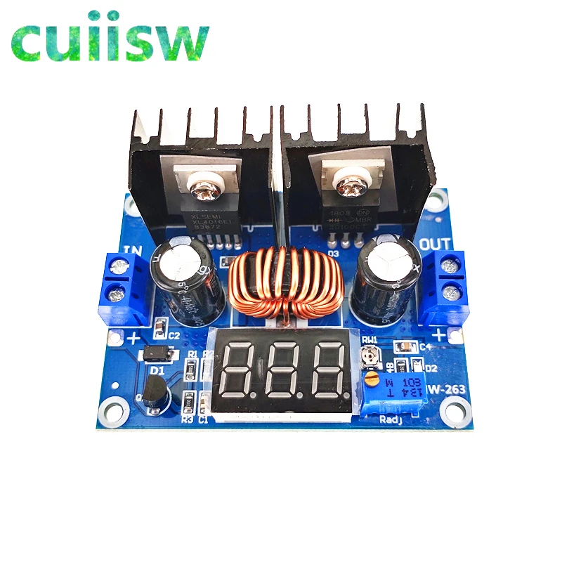 1 шт. DC-DC XL4016 200 Вт 8A преобразователь Регулируемый DC4-38V-DC1.25-36V блок питания светодиодный модуль цифровой ШИМ-инвертор