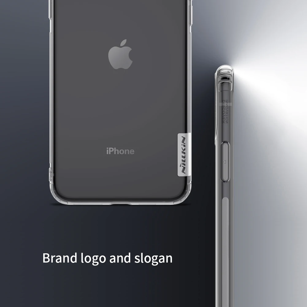 Прозрачная мягкая задняя крышка для iPhone 11 Pro Nillkin Nature TPU чехол Ультратонкий защитный чехол для телефона