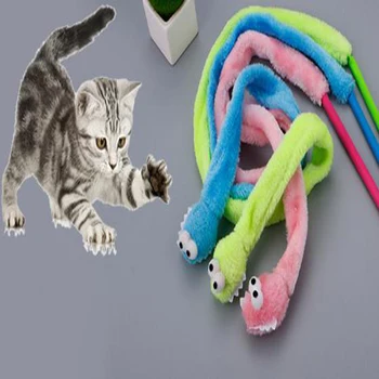 

Cat Toys Plush Cartoon Snake Sound Toys With Mint Funny Cat Toys Mint Snake Shaped Funny Cat Stick Funny Cat Pole
