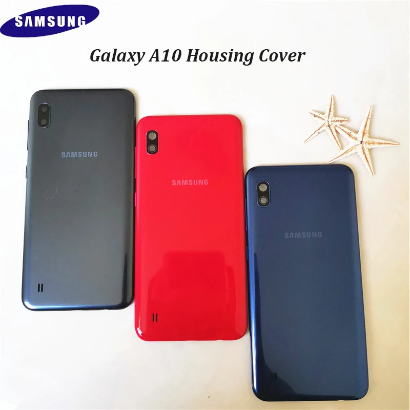Оригинальный Пластиковый Чехол для Samsung Galaxy A10 защитная задняя крышка запасные