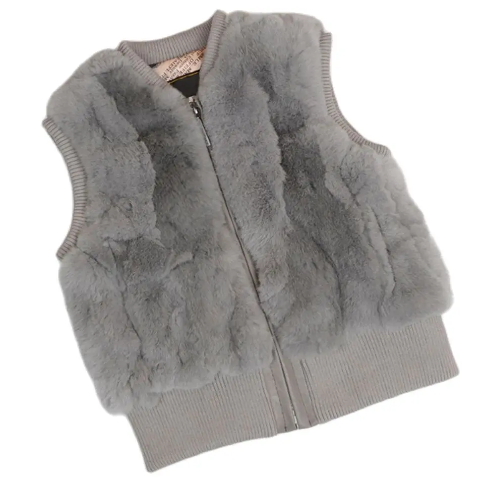 Gilet Di Pelliccia Di Coniglio Rex Femminile Autunno E Inverno Calore Gilet Di Pelliccia Maschile Gilet Gilet Giacca Di Pelliccia